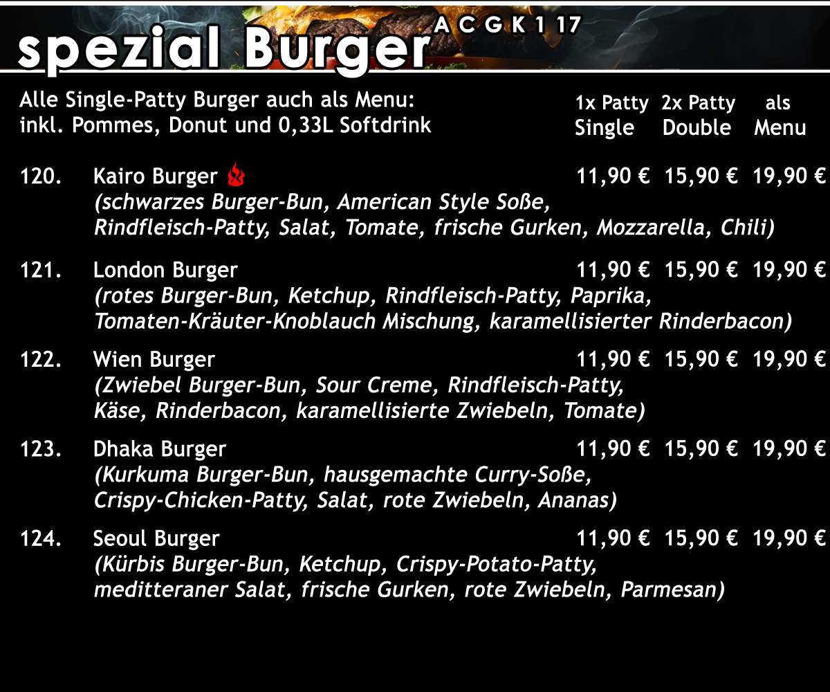 Spezial Burger